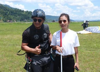 दृष्टिविहीनको प्याराग्लाइडिङ अनुभव : ‘सपना देख्न आँखा होइन, हिम्मत चाहिन्छ, त्यो कहिल्यै अपाङ्गता हुँदैन’