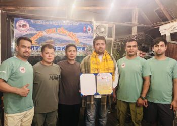 तेक्वान्दो प्रशिक्षक एवं रेफ्रि जगन अधिकारी कोरियामा सम्मानित