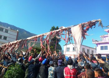 घटस्थापना विशेष परम्परा कायम: चन्दननाथ र भैरवनाथ मन्दिरको लिङ्गो फेरियो