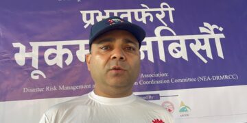भूकम्पको बेला तर्सिने तर पछि बिर्सने बानी अब छोड्नुपर्छ : अध्यक्ष सुवेदी