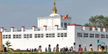 Tourist arrivals up in Lumbini